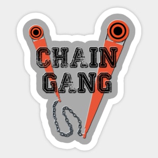 Chain Gang Football Sticker